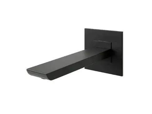 NOKEN OXO Излив для ванны настенный, 18,4 л/мин, вынос 212 мм, черный матовый