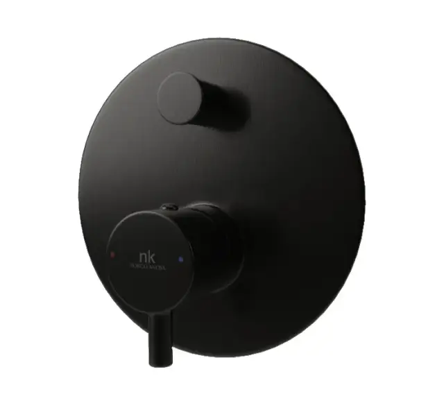 NOKEN RONDO Внешняя часть смесителя для душа, черный матовый