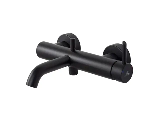 NOKEN ROUND Смеситель для ванны/душа без ручного душа, 1/2”, черный