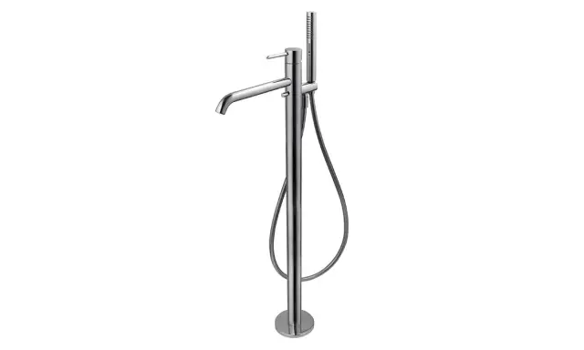 NOKEN ROUND Внешняя часть смесителя напольного для ванны, хром