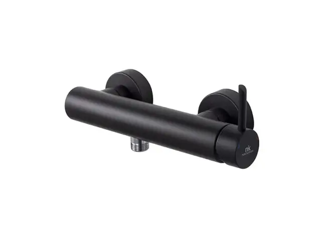 NOKEN ROUND Смеситель для душа без ручного душа, 1/2”, 22,11 л/мин, черный