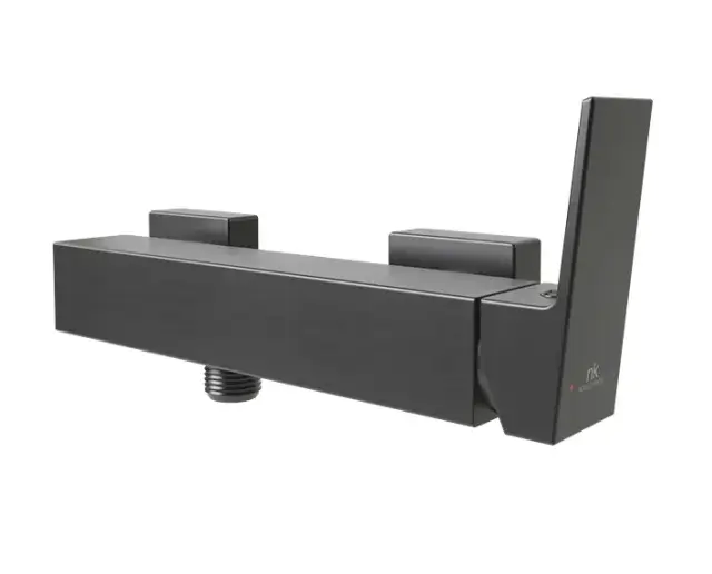 NOKEN SQUARE Смеситель для душа настенный, 18 л/мин, браш. титан