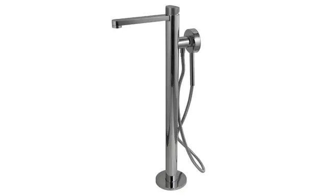 NOKEN TONO Однорычажный напольный смеситель для ванна/душа с магнитным держателем душа, хром