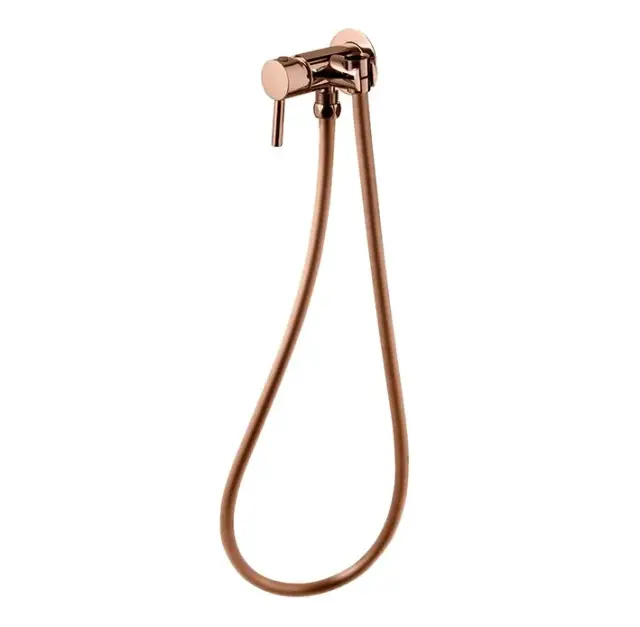 NOKEN Внешняя часть смесителя для гигиенического душа, шланг 125 см, 8,6 л/мин, медь