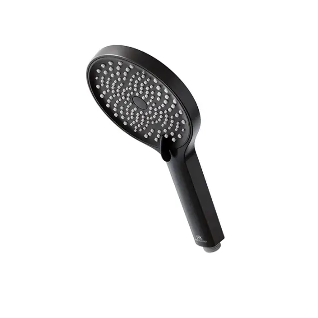 NOKEN OXO Ручной душ с 3 функциями дождя и переключателем, 7,5 л/мин, черный матовый