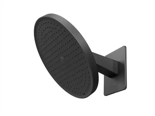 NOKEN PLUMP Верхний душ с держателем 300 мм, 17,52 л/мин., чёрный
