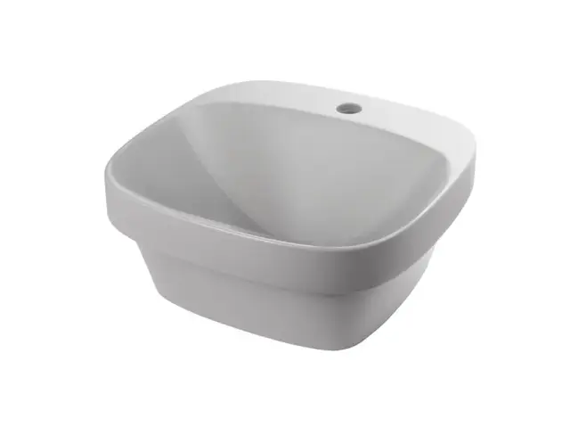 NOKEN ARQUITECT Раковина встраиваемая на столешницу, 42х42 см, без перелива, 1 отв, белый