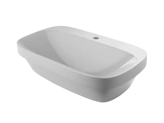 NOKEN ARQUITECT Раковина встраиваемая на столешницу, 72x43, без перелива, 1 отв, белый