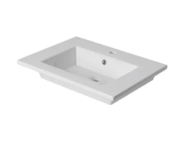 NOKEN MARNE Раковина подвесная 600 мм с переливом, 1 отв.под смеситель, белый