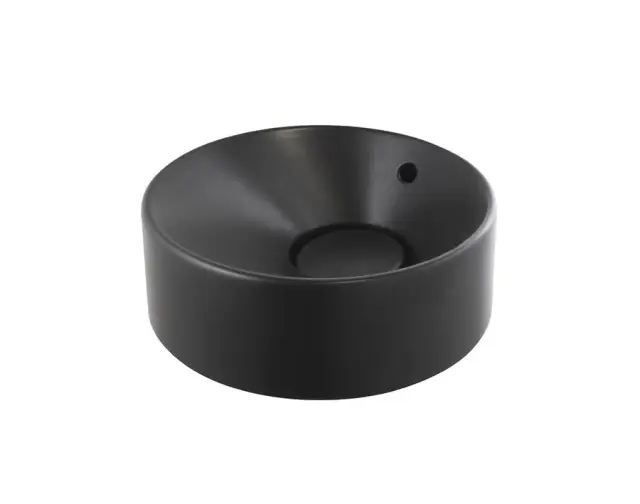 NOKEN TONO Раковина накладная 40 см, с переливом и керамическим ДК, чёрный