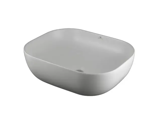 NOKEN SLENDER Раковина 49х40 см для установки на столешницу без перелива, без ДК, белый матовый