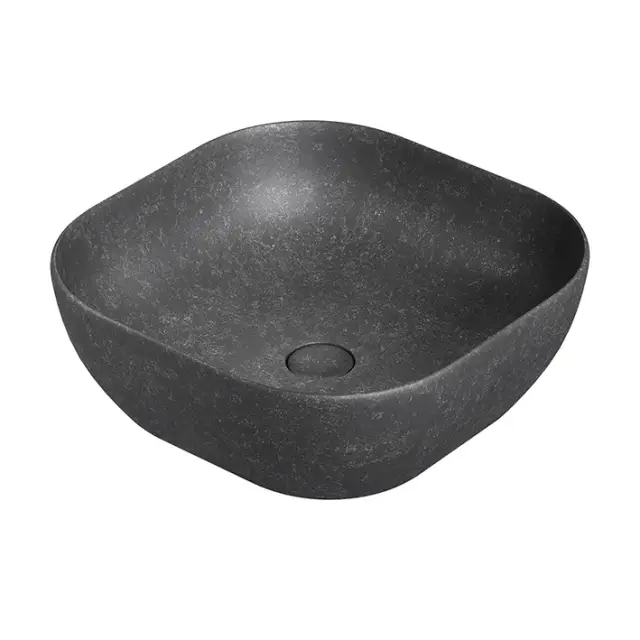 NOKEN SLENDER Раковина на столешницу 41x41 см, БЕЗ перелива, с ДК, dark concrete