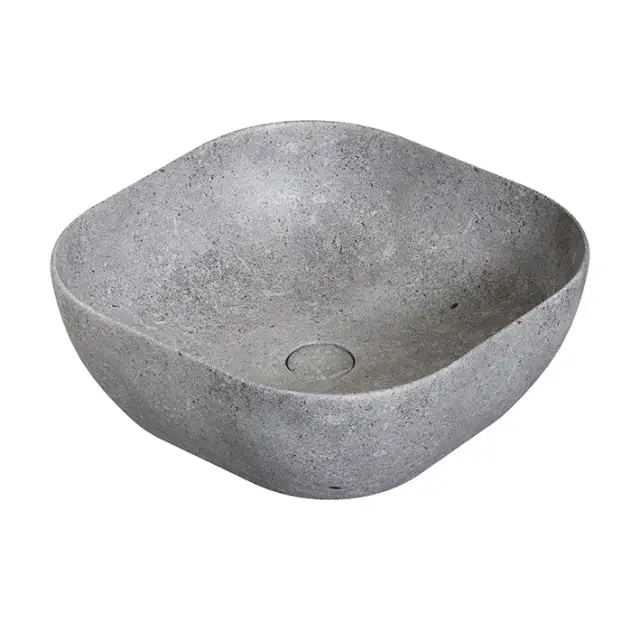 NOKEN SLENDER Раковина на столешницу 41x41 см, БЕЗ перелива, с ДК, deep concrete