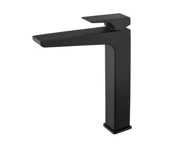 NOKEN ACRO COMPACT Смеситель однорычажный с высоким изливом для раковины, БЕЗ ДК, 5 л/мин, чёрный