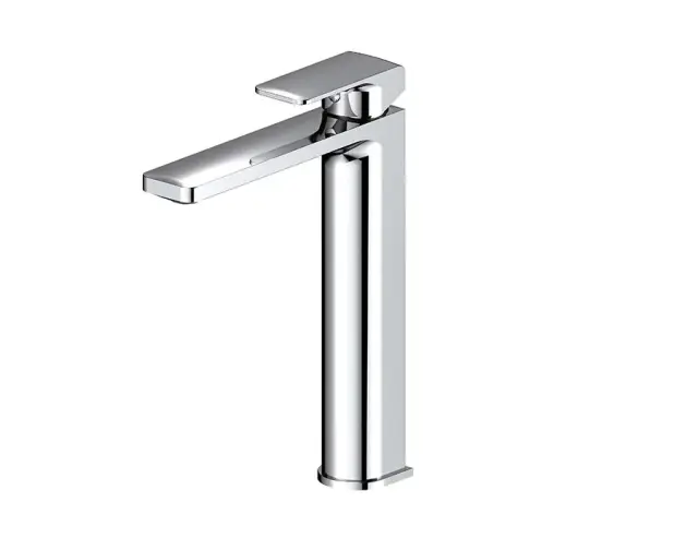 NOKEN CONCEPT N Однорычажный смеситель для раковины с высоким изливом, 5 л/мин, БЕЗ ДК, хром