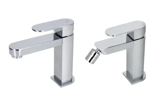 NOKEN HOTELS Комплект смесителей для раковины и биде, 1 отв., без ДК, хром