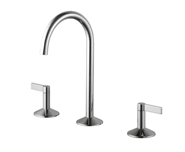 NOKEN LIGNAGE Смеситель для раковины на 3 отверстия, без ДК, 5 л/мин, хром