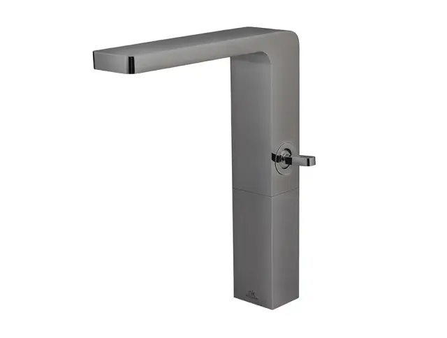 NOKEN LOUNGE Высокий смеситель для раковины каскадный, без ДК, 8 л/мин, титан