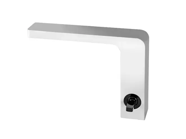 NOKEN LOUNGE Смеситель для раковины 1 отв., каскадный, без ДК, белый