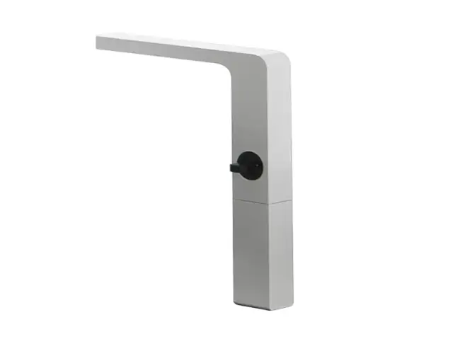 NOKEN LOUNGE Высокий смеситель для раковины каскадный, без ДК, 8 л/мин, белый