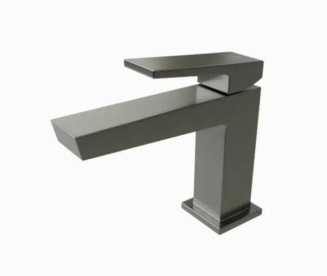 NOKEN SQUARE Однорычажный смеситель для раковины, БЕЗ ДК, браш. титан