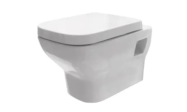 NOKEN URBAN C Унитаз подвесной, открытый крепеж, белый