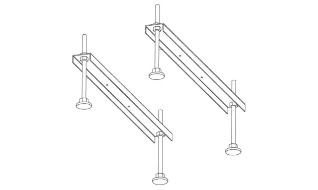 NOKEN MinimalXL/OneXL/Single/Oval/Quadra Опора для ванны универсальная 740 мм