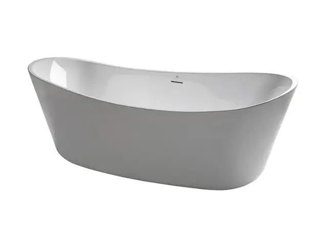 NOKEN LOUNGE FLUID Ванна акриловая свободностоящая на ножках, 170х80х62H см, белый глянцевый