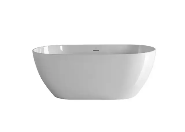 NOKEN LOUNGE OVAL Ванна акриловая свободностоящая без гидромассажа, 150х75 см, белый глянец