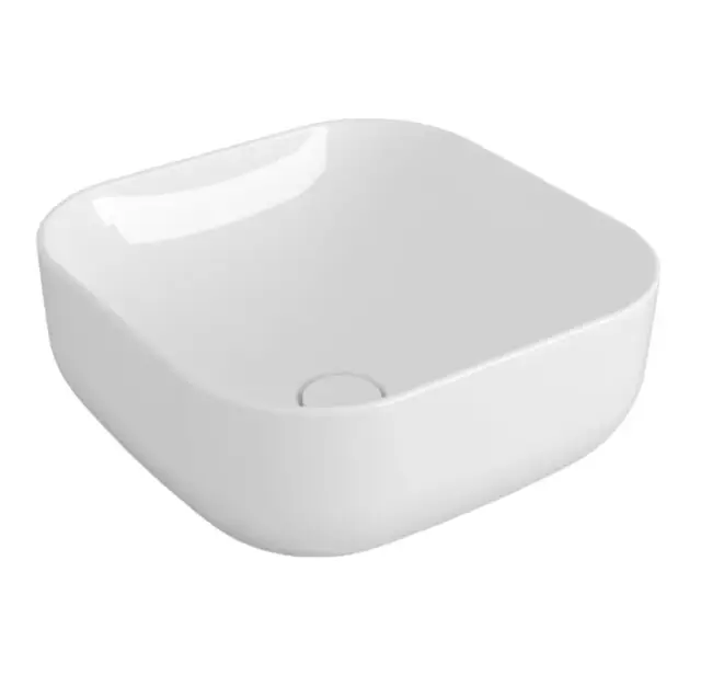 Simas Balloon Раковина накладная 45х45 см, без перелива и отвер. под смеситель, цвет: белый глянец BA03bi