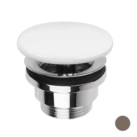 Simas Flaminia Донный клапан универсальный с керамической крышкой. цвет: moka matt PLCE moka matt
