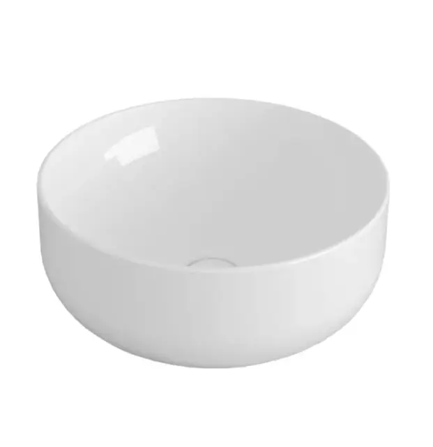 Simas Balloon Раковина накладная d45х20h см, без перелива и отвер. под смеситель, цвет: белый глянец BA01bi