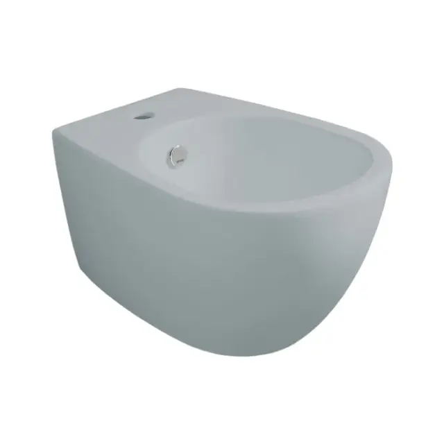 Simas Vignoni Биде подвесное 36,5х56 см, c 1 отверстием под смеситель и переливом. цвет: tela matt VI19 tela matt*1