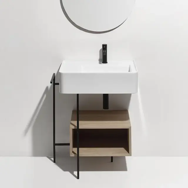 Simas Ratio Раковина чаша 65х46 см, без перелива, c 1 отверстием под смеситель, цвет: белый глянц. RA65bi