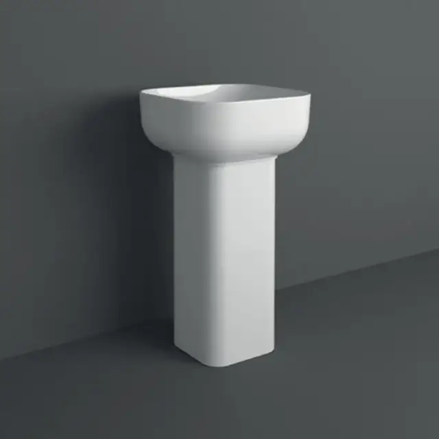 Simas Balloon Пьедестал для раковины 27,5х27,5 см, без крепления и д/клапана. цвет: белый глянцевый CN400bi