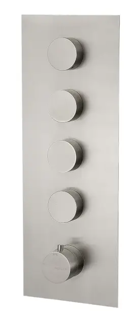 Treemme 5MM Термостат для душа настенный встраиваемый, 4 потребителя, цвет: нержавеющая сталь 2597IS