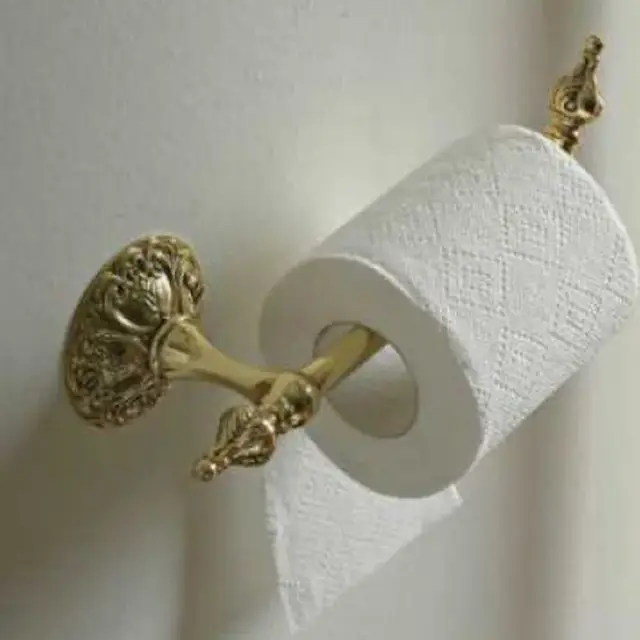 Sbordoni Flora Держатель для туалетной бумаги, цвет: глянцевая латунь FL102OL