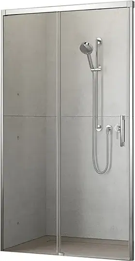 Radaway Idea KDJ Душевая дверь, левая, прозрачная 6 мм, Easy Clean 100х200,5h см, цвет: хром глянец 387040-01-01L