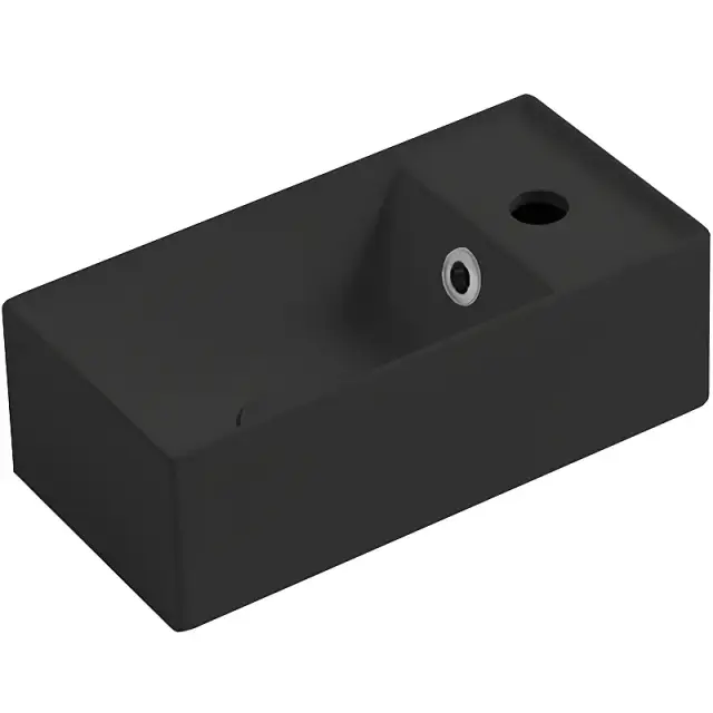 Simas Agile Раковина подвесная 40х20 см, с переливом, 1 отверстие под смеситель, цвет: cemento matt AG20 cemento matt*1