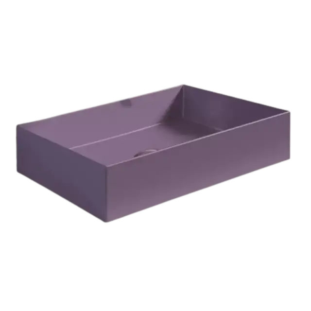 Simas Agile Раковина чаша 60х40 см, без перелива и отверстия под смеситель, цвет: prugna matt AG60 PRUGNA MATT*0