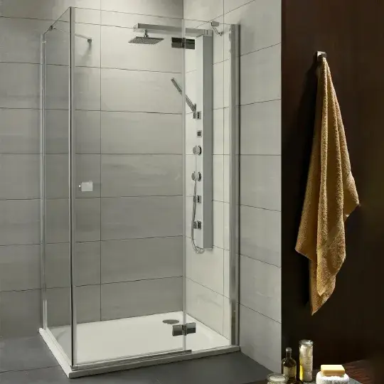 Radaway Almatea KDJ Душевой уголок 80х195h см, правый, Easy Clean, цвет: хром глянцевый 32112-01-01NR