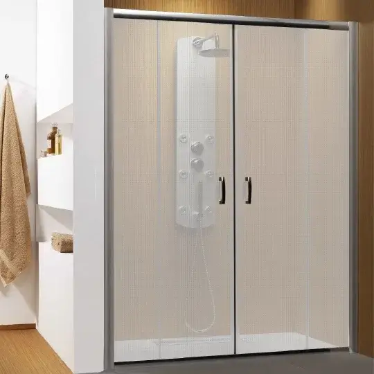 Radaway Premium Plus DWD Душевая дверь в нишу, фабрик 5 мм, 160х190h см, цвет: хром глянцевый 33363-01-06N