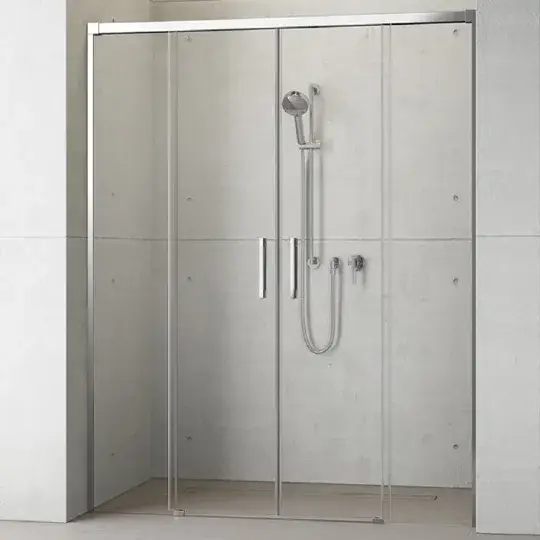 Radaway Idea DWD Душевая дверь, прозрачная 6 мм, Easy Clean 200х200,5h см, цвет: хром глянцевый 387120-01-01