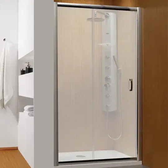 Radaway Premium Plus DWJ Душевая дверь в нишу, фабрик 5 мм, 100х190h см, цвет: хром глянцевый 33303-01-06N