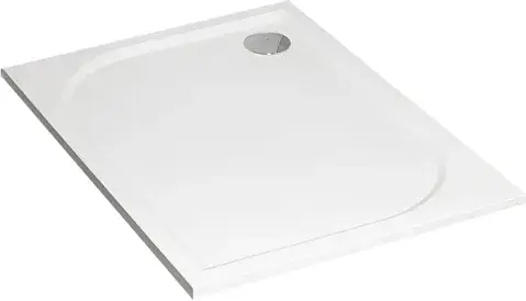 Radaway Paros D Душевой поддон из композита, 100х80х12,5h см, цвет: белый глянцевый MBD8010-03-1