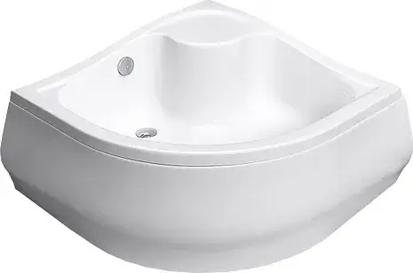 Radaway Korfu A Душевой поддон из акрила, 80х80х48h см, цвет: белый глянцевый 4S88400-03