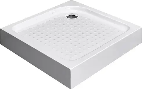 Radaway Rodos C Compact Душевой поддон из акрила, 80х80х16,5h см, цвет: белый глянцевый 4K88155-04