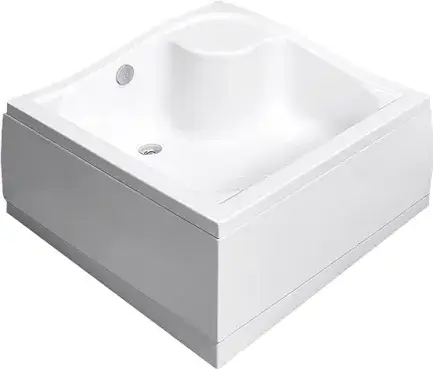 Radaway Korfu C Душевой поддон из акрила, 80х80х48h см, цвет: белый глянцевый 4C88400-03