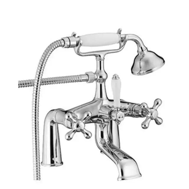 Treemme Romantica Смеситель на борт ванны, цвет: хром/керамика 3607UUPV