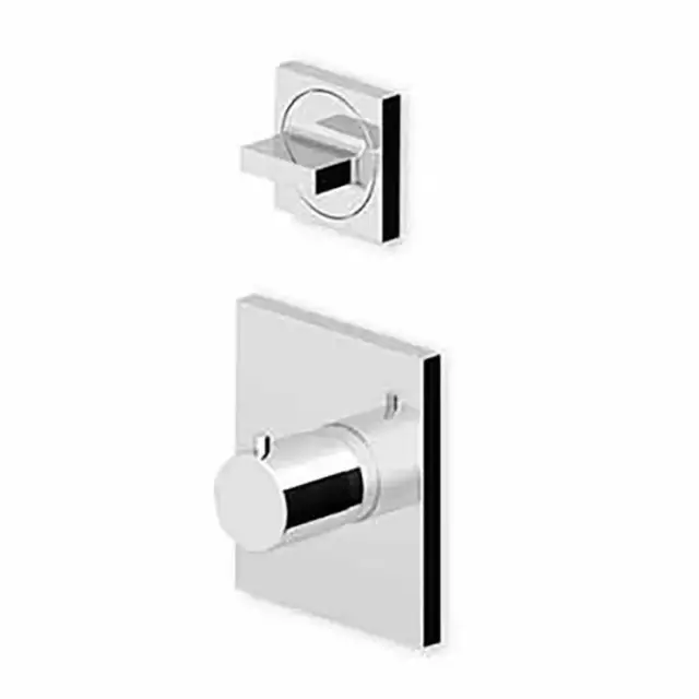 Zucchetti Aguablu Смеситель для душа встроенный, термостат, с двойным перекл., цвет: хром ZA5646